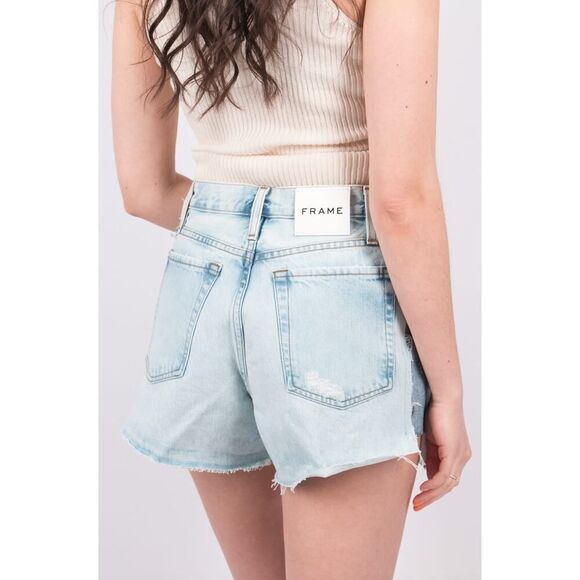 FRAME Relaxed Short Reverse Side Talia Combo - Size 25 - NWT - Picture 4 of 7